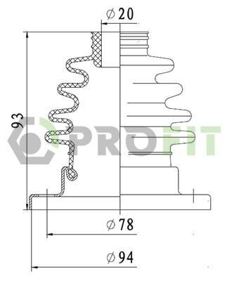 Пильник ШРКШ гумовий + змазка