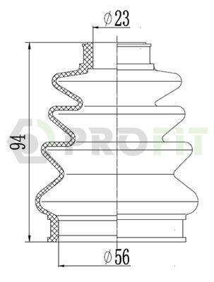 Пильник ШРКШ гумовий + змазка Пильник ШРКШ гумовий + змазка