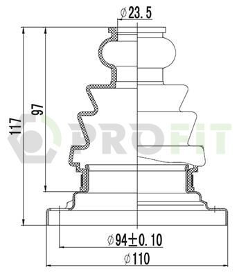 Пыльник ШРКШ резиновый + смазка Пыльник ШРКШ резиновый + смазка