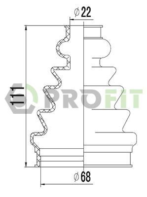 Пыльник ШРКШ резиновый + смазка