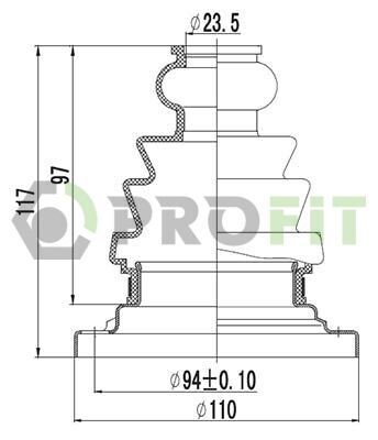 Пильник ШРКШ гумовий + змазка
