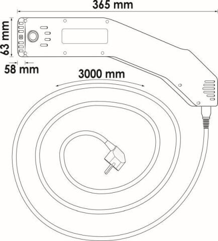 Індукційний нагрівач 1kW