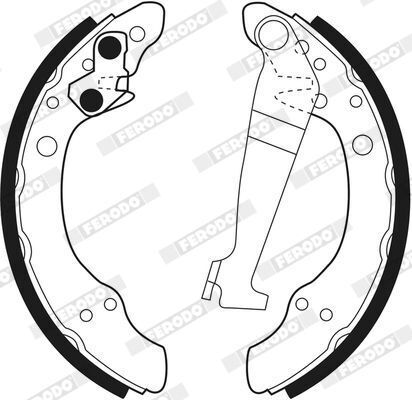 Колодки гальмівні барабанні