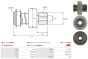 Бендікс стартера (z=12, z=8 тип MITSUBISHI) 1.6 Renault Kangoo II 08- / Renault Logan I / Renault Sandero I / Renault Duster I, фото 8 - интернет-магазин Auto-Mechanic