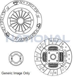 Комплект зчеплення Chevrolet 1.4 Aveo/Kalos 05- /Daewoo Kalos 02-