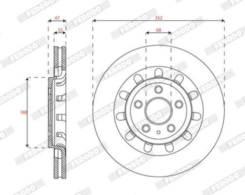 Диск тормозной Диск тормозной