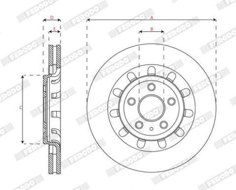 Диск тормозной Диск тормозной