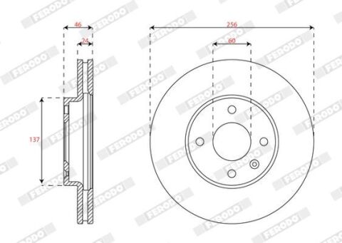 Диск гальмівний
