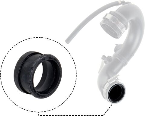 Прокладка патрубка інтеркулера ущільнююча Renault Kangoo 1.5 dCi 01- Прокладка патрубка інтеркулера ущільнююча Renault Kangoo 1.5 dCi 01-