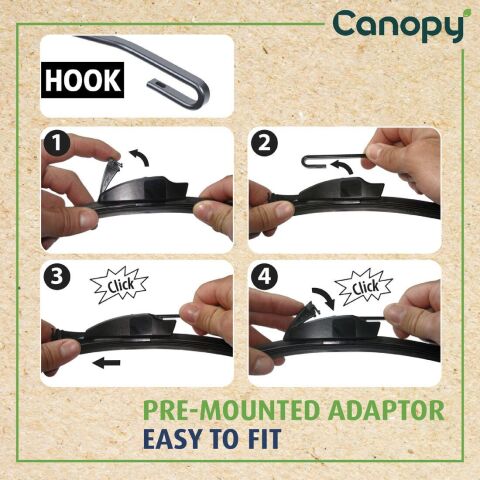 Щетка стеклоочистителя бескаркасная (475 мм) CHEVROLET MALIBU (V300) 2.4