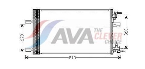 Радіатор кондиціонера CHEVROLET CRUZE (2009) 1.8 DVVT