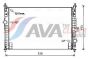 Радіатор охолодження двигуна CITROEN BERLINGO/C4/PEUGEOT 3008/OPEL VIVARO (Ava), фото 2 - интернет-магазин Auto-Mechanic
