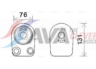 Олійний радіатор DACIA LOGAN MCV (2005) 1.5 DCI