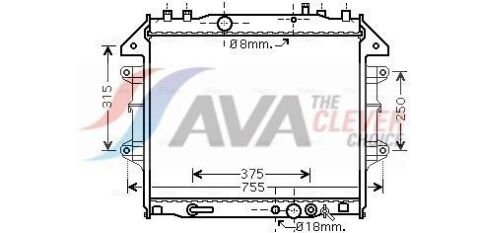 Радиатор охлаждения TOYOTA HILUX MK VII (2005) HILUX 3.0 D4D