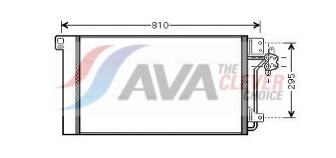 Радіатор кондиціонера VW CARAVELLE (2003) 2.5 TDI