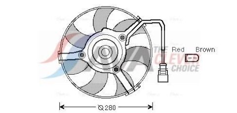 Вентилятор радіатора SKODA SUPERB (2002) 2.0 TDI