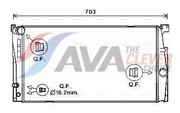 Радіатор охолодження BMW 5 SERIES F10 (2010) 520I 2.0