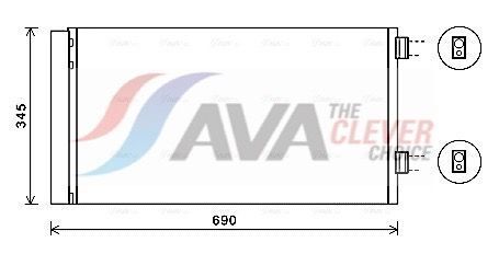 Радіатор кондиціонера MINI MINI CLUBMAN (2008) 1.6 COOPER S Радіатор кондиціонера MINI MINI CLUBMAN (2008) 1.6 COOPER S