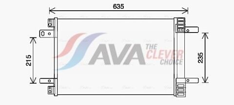 Радіатор кондиціонера CITROËN C4 PICASSO (2013) 1.6 THP Радіатор кондиціонера CITROËN C4 PICASSO (2013) 1.6 THP