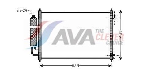 Радиатор кондиционера NISSAN X-TRAIL (2007) 2.0
