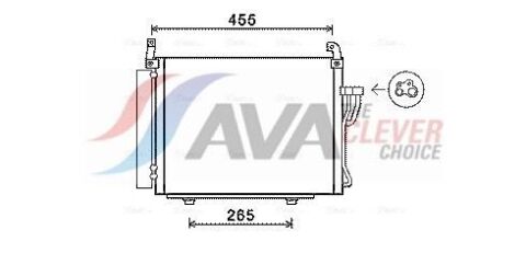 Радіатор кондиціонера HYUNDAI I10 (2008) 1.1 Радіатор кондиціонера HYUNDAI I10 (2008) 1.1