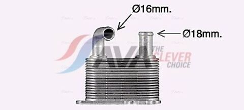 Олійний радіатор FORD FIESTA (1996) 1.8 TDDI