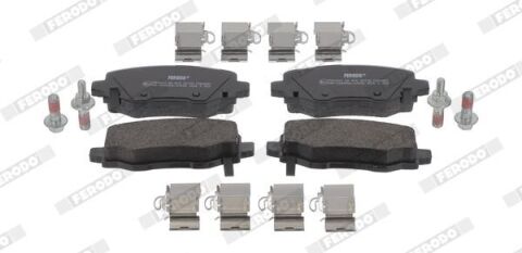 Колодки гальмівні дискові (комплект 4 шт)