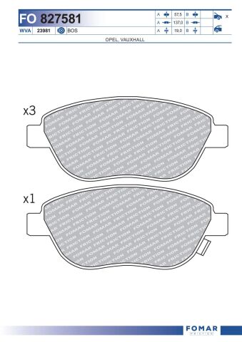 Колодки тормозные дисковые