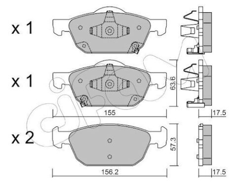 Колодки тормозов передн.Accord 08-,Civic 12- HONDA