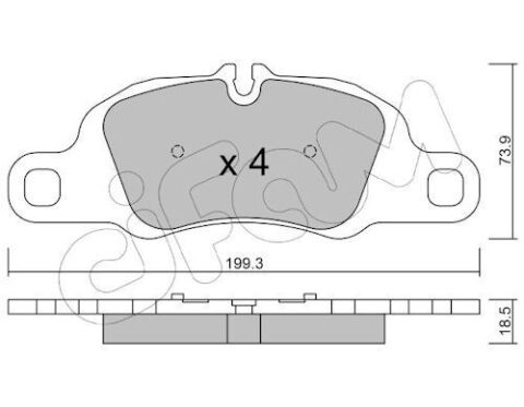 Колодки гальмівні передн. 911, BOXSTER PORSCHE