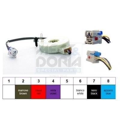 Датчик кута повороту керма PANDA 1.3 D Multijet 03-, OPEL MERIVA A (X03) 1.6 (E75) 06-10, LANCIA YPSILON (843) 1.2 13-11 FIAT Датчик кута повороту керма PANDA 1.3 D Multijet 03-, OPEL MERIVA A (X03) 1.6 (E75) 06-10, LANCIA YPSILON (843) 1.2 13-11 FIAT