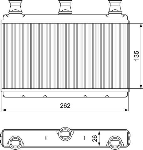 Радіатор печі