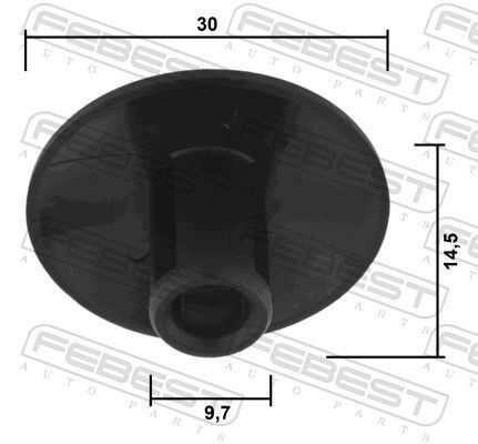 Затискач, декоративна/захисна накладка