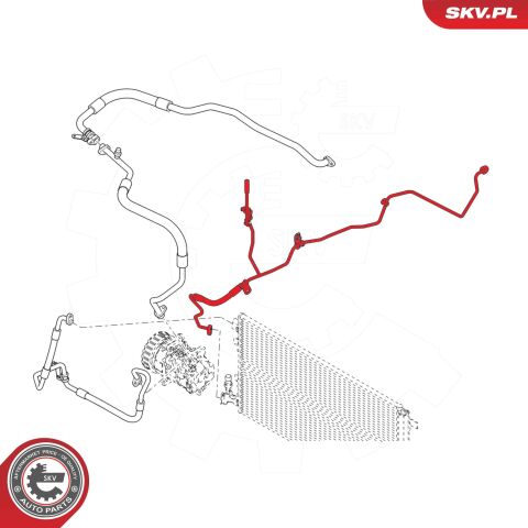 Трубопровід високого тиску, система кондиціонування повітря