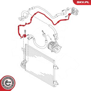Трубопровід високого тиску, система кондиціонування повітря