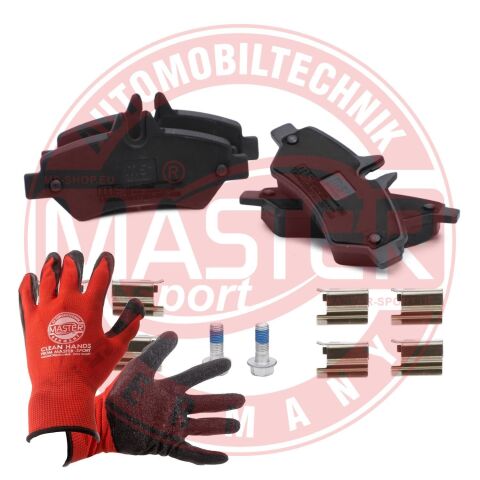 Комплект гальмівних накладок, дискове гальмо Комплект гальмівних накладок, дискове гальмо