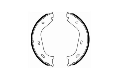 Комплект гальмівних колодок, стоянкове гальмо