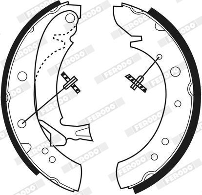 Комплект гальмівних колодок