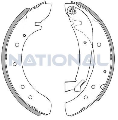 Комплект гальмівних колодок Комплект гальмівних колодок
