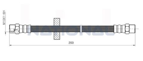 Гальмівний шланг Гальмівний шланг