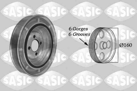 Ременный шкив, коленчатый вал