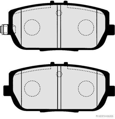 Комплект гальмівних накладок, дискове гальмо