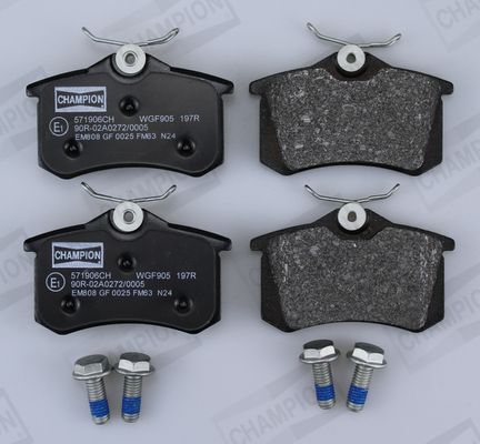 Комплект гальмівних накладок, дискове гальмо