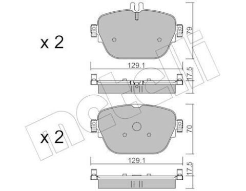 Тормозные колодки (задние) MB E-class (W213/S213/A238) 16-/GLC-class (X253/C253) 17- Тормозные колодки (задние) MB E-class (W213/S213/A238) 16-/GLC-class (X253/C253) 17-