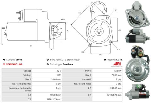 Стартер Mitsubishi Colt 96-03/Lanser 03-13/Pajero 1.3-2.0 99-07 (12V/1.2kw) (z=8) Стартер Mitsubishi Colt 96-03/Lanser 03-13/Pajero 1.3-2.0 99-07 (12V/1.2kw) (z=8)