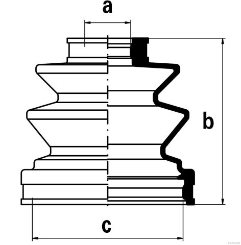 Комплект пилозахисний, приводний вал