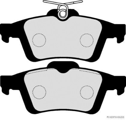 Комплект гальмівних накладок, дискове гальмо