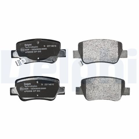 Комплект гальмівних накладок, дискове гальмо