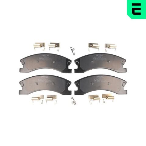 Комплект гальмівних накладок, дискове гальмо