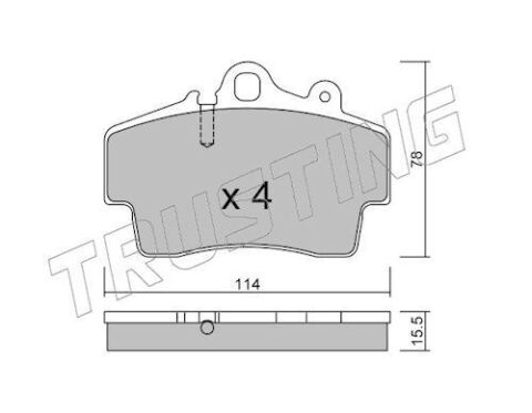 Комплект тормозных колодок, дисковый тормоз Комплект тормозных колодок, дисковый тормоз